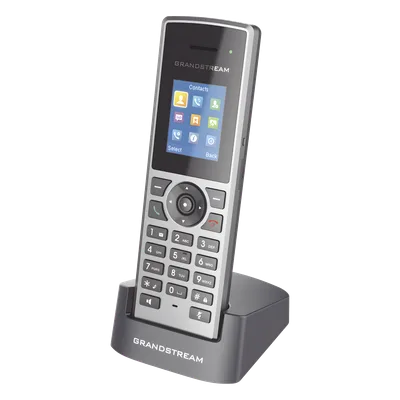 Teléfono IP Inalámbrico DECT / Alcance 350 m (1148.3 ft) Exterior / 10 Cuentas SIP / 20 Horas Conversación / Pantalla Color 1.8 Pulgadas / Audio Full HD