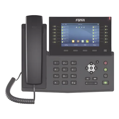 Teléfono IP Empresarial / 20 Líneas SIP / Pantalla Táctil 5' / 60 Teclas DSS / Bluetooth / PoE 802.3af / Dual Gigabit / Video H.264
