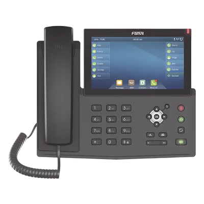 Teléfono IP Empresarial / 20 Líneas SIP / Pantalla Táctil 7