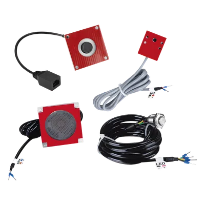 Kit de Accesorios para Intercomunicación / Cámara IP 720p HD / Micrófono Resistente al Agua / Parlante 5W / 8Ω / Botón de Llamada / Plug and Play