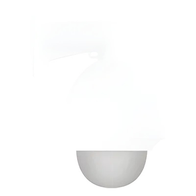 Burbuja Ahumada para Domo PTZ / 4 Pulgadas / IP66 / IK10 / Visibilidad Equilibrada / 4.7 x 2.7 Pulgadas