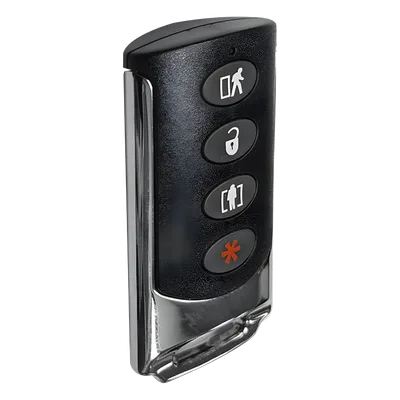 Llavero Remoto Inalámbrico / 4 Botones Programables / Uso Rudo / 345 MHz / Batería 5 Años / 50 g