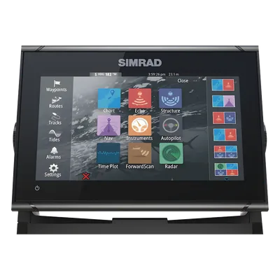 Plotter GPS / Pantalla Táctil 9" / Active Imaging 3 en 1 / Sonar CHIRP con SideScan y DownScan / Radar Halo 360° en 1 s / NMEA 2000 / Wi-Fi / Integración Piloto Automático y Audio