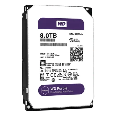 Disco duro WD de 8TB / 5400RPM / Optimizado para Videovigilancia