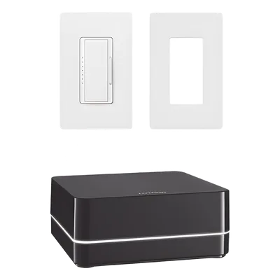 Kit de Control de Iluminación / Hasta 100 Dispositivos Inalámbricos / Atenuador 600 W Incandescente / 150 W LED / Control por App y Voz / Ethernet