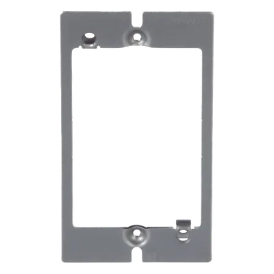 Adaptador de Placa de Pared / Una Salida / CRS Zincado / 2.38' x 4.19' x 0.32' / 7.8' x 4.2' x 0.32'