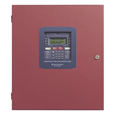 Panel de Control de Alarma Contra Incendios Direccionable / 198 Puntos / 1 Lazo SLC / Comunicador Dual IP/POTS / 4 Circuitos NAC / Alcance 3,000 m (10,000 ft)