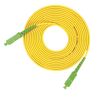 Jumper de Fibra Óptica / SC/APC a SC/APC / Monomodo OS1/OS2 / Simplex / 3 m (9.84 ft) / 2 mm