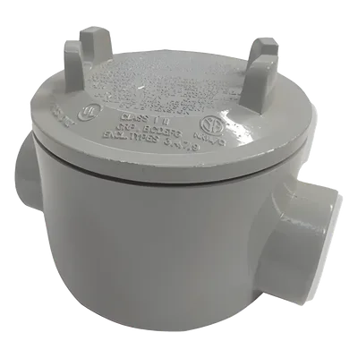 Caja con Tapa Tipo GRC de 2" (50.8 mm)/ Caja a Prueba de Explosión / Para Áreas Peligrosas / Libre de Cobre.