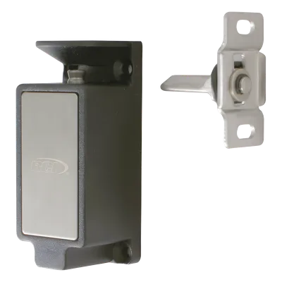 Cerradura Electromagnética para Gabinetes / 320 lbs (145 kg) / Sensor NO/NC / 12/24 VDC / Cierre o Apertura en Falla / Acero Resistente al Óxido