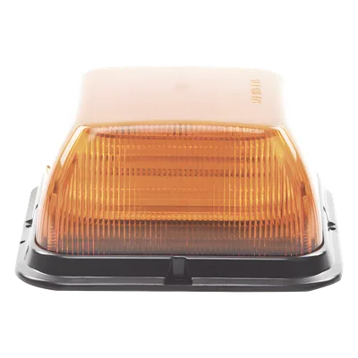 Baliza LED Cuadrada / SAE Clase I / 24 Patrones de Destello / 12-24 VCC / Perfil Medio / IP55