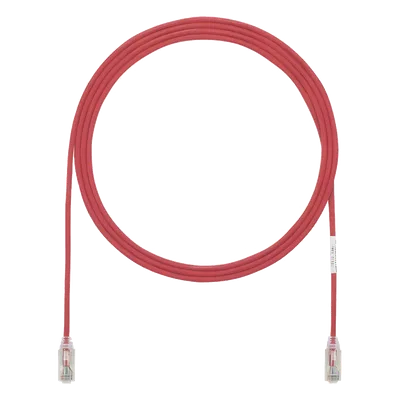 Cable de Parcheo Cat6 UTP / 28AWG Diámetro Reducido / 1.52 m (5 Pies) / LSZH-CM / Rojo