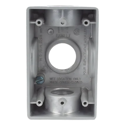 Caja Condulet / 1" (25.4 mm) / Tres Bocas / Aluminio Diecast / A Prueba de Intemperie / NPT / Volumen 246 cm³