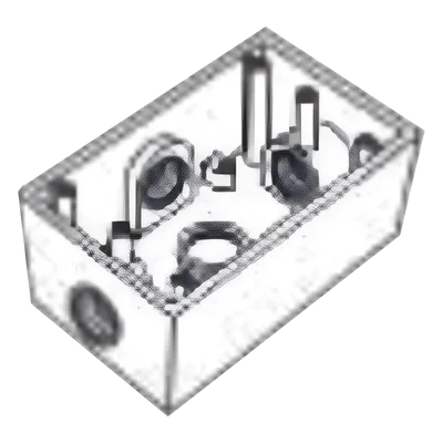 Caja Condulet FS / 4 Bocas NPT 25.4 mm (1") / Aluminio Diecast / Volumen 234.5 cm³ / IP66 con Tapa y Empaque / UL 514A y 514B