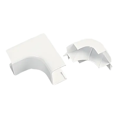 Esquinero Interior / ABS Blanco / UL94V-0 FT4 / 0 a 50°C / 90° / Canaleta LDPH10 LD2P10