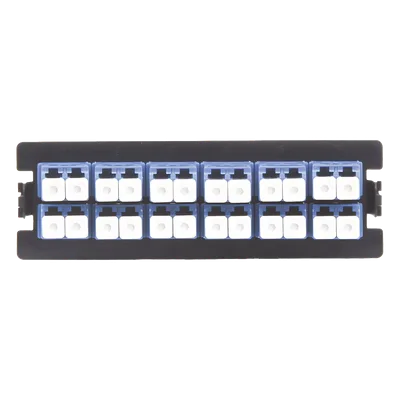 Placa Acopladora / 12 Acopladores LC Duplex / Fibra Monomodo / Compatible LP-ODF-8024