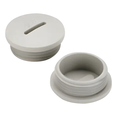 Tapón Roscado / 3/4 Pulgada / Aluminio Inyectado / IP66 / Cajas Cuadradas / UL 514A / CSA-C22.2