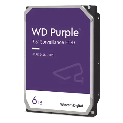 Disco Duro PURPLE de 6TB / 3 AÑOS DE GARANTÍA / Para Videovigilancia