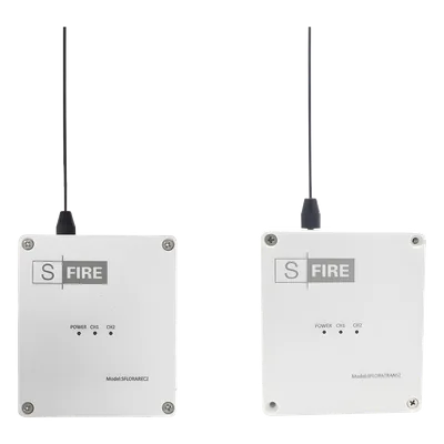 Kit Inalámbrico de Largo Alcance / 2,500 m (8,202.1 ft) / Frecuencia 433.92 MHz / 2 Relevadores / Contacto Seco / -20°C a +80°C