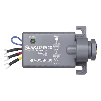 Controlador Solar de Carga / 12V / 12A / PWM / IP65 / Protección 1500W Transientes