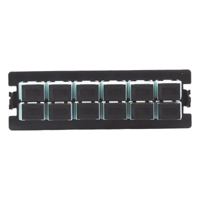 Placa Acopladora / 12 Fibras Multimodo / 12 Acopladores SC Simplex / Compatible SC-LC-APC-PC/UPC / Interior