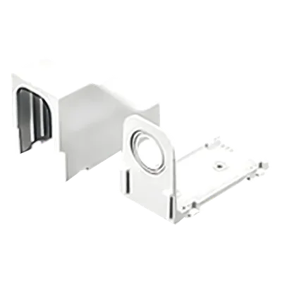 Accesorio para Techo Falso/Entrada / Conexión Tubería 1/2 a 1 In / Compatible Canaletas LD3, LD5 y LD10 / UL94V-0 / TIA/EIA