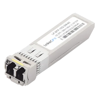 Transceptor Óptico SFP+ / Monomodo 10 Gbps / 1550 nm / Alcance 60 km (196.8 ft) / LC/UPC Dúplex / DDM / Hot-Pluggable