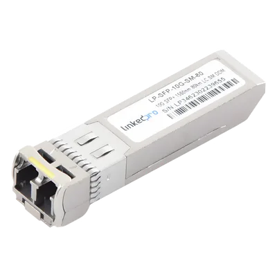 Transceptor SFP+ / 10 Gbps / Monomodo 1550 nm / Alcance 80 km (49.7 mi) / LC/UPC Dúplex / DDM / Hot-Pluggable