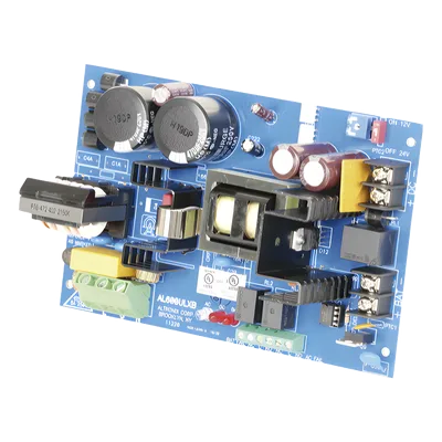 Fuente de Alimentación / Salida Única 12/24 Vcc / 6 A / Entrada 115 Vca / Supervisión por Relé / Operación -20°C a 70°C