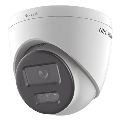 Cámara Turret IP / 6 Megapixel / Dual Light 30 m (98.4 ft) / Lente 2.8 mm / 105° / Micrófono Integrado / IP67 / PoE