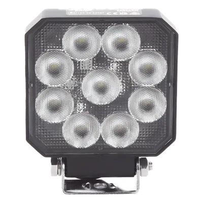Luz de trabajo / 9 LED / 1050 lm / 12-24 Vcd / 130x101x37 mm / 5.1x4.0x1.5 in