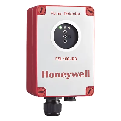 Detector de flama IR3 / triple espectro infrarrojo / alcance 35 m / ATEX Zona 2-22 / IP65 / -40°C a +70°C / rojo