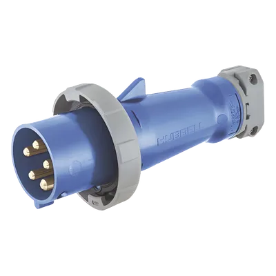Clavija industrial / 30 A / 120/208 V CA / 4 polos 5 hilos / IP67 / 3 fases / #12-8 AWG