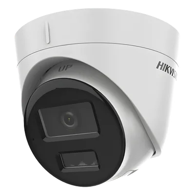 Cámara Turret IP / 2 Megapixel / Dual Light IR 30 m (98.4 ft) + Luz Blanca 20 m (65.6 ft) / Lente 2.8 mm / 103° / Audio Integrado / IP67 / PoE