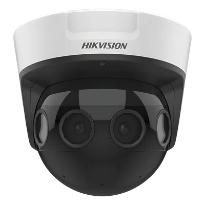 PanoVu Series / Vista Panorámica 180° / 16 Megapixel en Total / 4 Lentes 2.8 mm (4 Lentes 4 Megapixel) / 20 mts IR / Exterior IP67 / IK10 / 12 Vcc / PoE+ / Micro SD