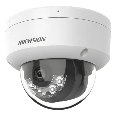 Cámara Domo IP / 6 Megapixel / Dual Light 30 m (98.4 ft) IR + 20 m (65.6 ft) Luz Blanca / Lente 2.8 mm / 105° / AcuSense Lite / IP67 / PoE