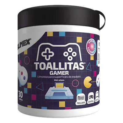 Toallitas de Limpieza / Antiestáticas / Antibacteriales / 30 Unidades / Aroma Chicle