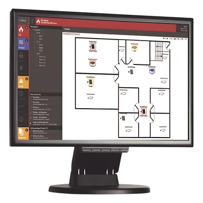 Monitor LED HD / 24 pulgadas / Bocinas integradas / Listado UL / 100-240 VAC a 12 VDC / ONYXWorks