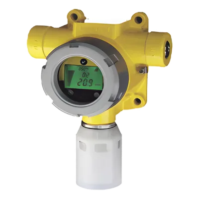 Detector de Gas Industrial / Sensor Catalítico de Perla 0-100% LEL / Salida 4-20 mA y Modbus RTU / Pantalla LCD Tricolor / IP66 / Certificación UL/c-UL