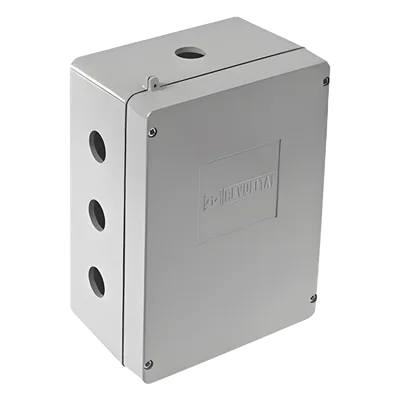 Caja de Unión de Aluminio / NEMA 4/4X / 5 Salidas 7/8" / IK09 / Panel Interno 2 mm