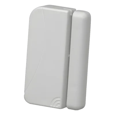 Sensor de Puerta/Ventana / Perfil Ultra Compacto 4.6 x 2.0 x 1.0 cm / Frecuencia 433.92 MHz / Contacto Externo / Detección de Manipulación / Rango 0°C a 49°C