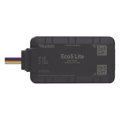 Localizador GPS Vehicular / LTE Cat1 y LTE-M con Respaldo 2G / GNSS U-blox M10 / Bluetooth BLE 5.0 / IP54 / Alimentación 9-32 VDC / Batería de Respaldo