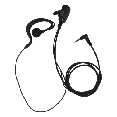 Micrófono de Solapa / 2 Hilos / Tubo Acústico PU Grado Médico / Cable Reforzado con Kevlar / PTT Intercambiable