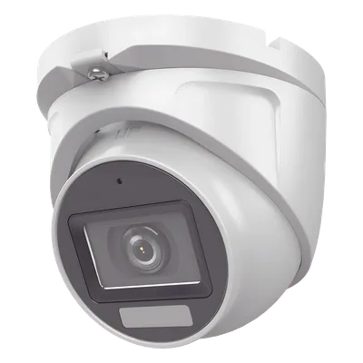 Cámara Turret TURBOHD / 2 Megapixel / Dual Light 30 m (98.4 ft) IR + 20 m (65.6 ft) Luz Blanca / Lente 2.8 mm / 100° de Visión / IP66 / Audio por Coaxitron / 4 en 1 Seleccionable