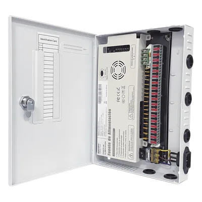 Fuente de Alimentación / 18 Canales / 20 A / 11-15 VCC / 250 W / Filtro de Ruido por Canal / Doble Ventilador