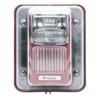 Sirena Estrobo / Intemperie / Montaje Muro / 75 cd / 70-100 dBA / 16-33 VCC / 4.72 x 5.75 x 4.17 in
