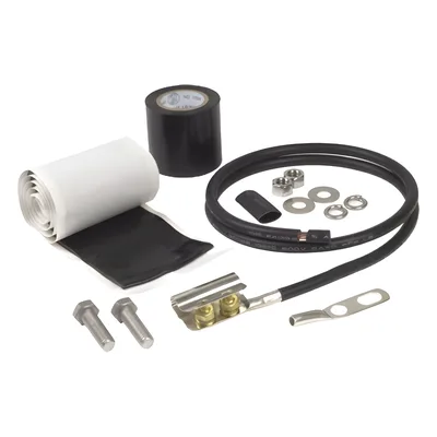 Kit de Tierra Física / Cables 1/4" y 3/8" / 6.2 ft (1.9 m) de Longitud / Diseño Compacto / 2.8 oz de Peso / Instalación Sin Herramientas