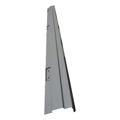 Jamba de bisagras galvanizada,  6'8", 5 3/4"  izquierda