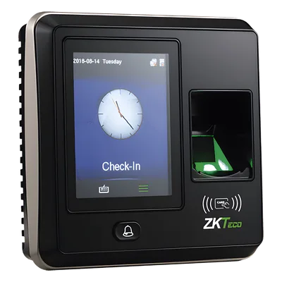 Terminal de Control de Acceso / 1,500 Huellas / Pantalla 2.8" / TCP/IP y USB / Wiegand 26 bits / 105 x 105 x 32 mm