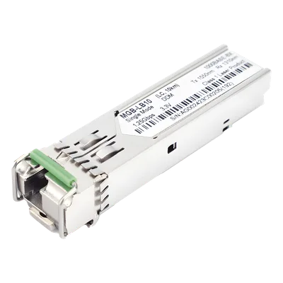 Transceptor mini-GBIC SFP 1G / WDM BiDi LC / Monomodo 10 km (32.8 ft) / TX 1550nm RX 1310nm / Requiere par MGB-LA10